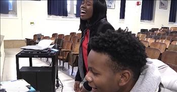 2 Voices Sing Chris Tomlin's 'How Great Is Our God'