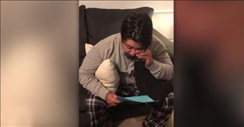 Army Veteran Cries After Getting Service Dog