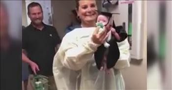 Premature Baby 'Graduates' From The NICU