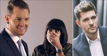 Michael Buble' Goes Undercover to Give Shoppers an Amazing Surprise