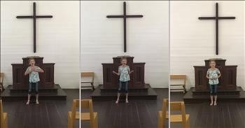 AGT Contestant Ansley Burns Sings 'How Great Thou Art' In An Empty Church