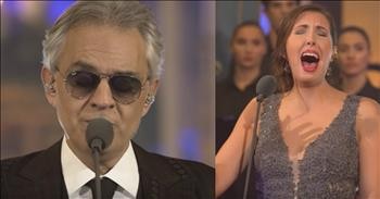 Andrea Bocelli and Francsca Battistelli Sing 'What Child Is This?'