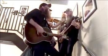 Crowder Performs 'Happy Day' Backstage At Grand Ole Opry