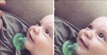 Mother Sings 'Give Me Jesus' To Smiling Baby