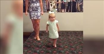 Adorable 2-Year-Old Irish Dancer