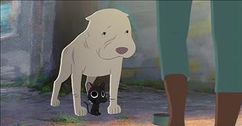 Pixar Short Tells Story Of Abused Pit Bull And Stray Cat