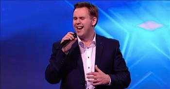 Golden Buzzer Elvis Audition For Miracle Man