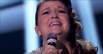 Former Tone-Deaf Singer Performs 'His Eye Is On The Sparrow'