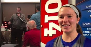 Coworkers Surprise Father With Reunion With Daughter