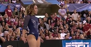 Viral Gymnast Katelyn Ohashi Performs Last Routine Of Collegiate Career