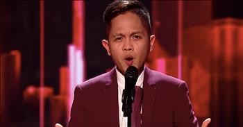 Stuttering Singer Overcomes Nerves For 'Always On My Mind' Performance