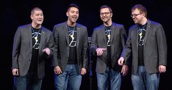Barbershop Quartet After Hours Performs 'Just A Little Talk With Jesus'