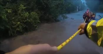 Officers Rescue 3 Women And Dog Before Car Falls Off Bridge