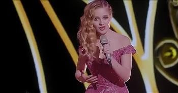 Jackie Evancho Competes On World's Got Talent Stage