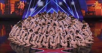 Mesmerizing Emerald Belles Dancers Perform Synchronized Audition Routine