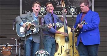 Young Man Performs Bluegrass Rendition Of 'Go Rest High On That Mountain'