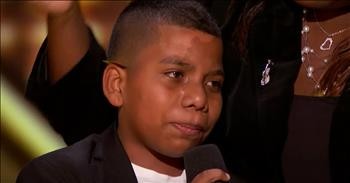 Bullied 11-Year-Old Earns Simon Cowell's Golden Buzzer With Violin Audition