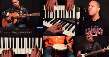 1 Man Performs Stunning Cover Of 'Oceans (Where Feet May Fail)'