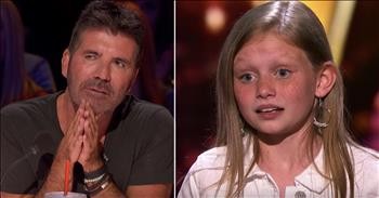 Simon Stops Teen Singer Ansley Burns For A Second Time On AGT