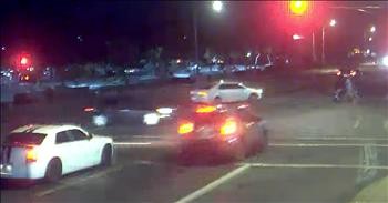 Couple Pushing Stroller Through Interaction Narrowly Escape Drunk Driver
