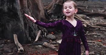 7-Year-Old Claire Crosby Sings 'Into The Unknown' From Frozen 2
