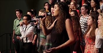A Cappella Choir Of Teens Perform 'Amazing Grace'