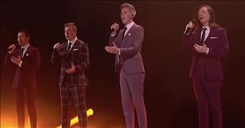 Britain's Got Talent Winners Collabro Perform 'Shallow' On AGT: The Champions