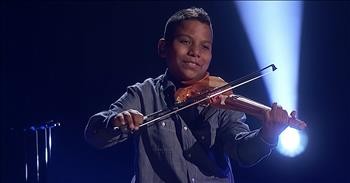 Child Violinist Performs Emotional Rendition Of 'What A Wonderful World'