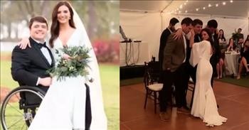 Friends Help Paralyzed Groom Dance With Bride On Wedding Day