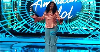 Viral Singer Cyniah Impresses The Judges With 'You Are The Reason' On American Idol