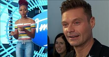 Ryan Seacrest Tears Up After Courtney Timmons Walks In Off The Streets For Audition