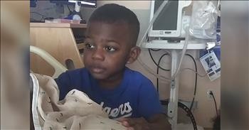 Sweet Toddler Tells Mom In The Hospital How Much He Needs Her