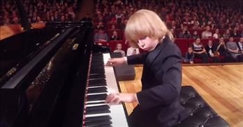'Little Mozart' Elisha Mysin Is A Child Piano Prodigy