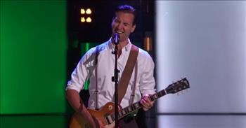 Anders Drerup's Unique Blind Audition Of 'Can't Help Falling In Love' On The Voice