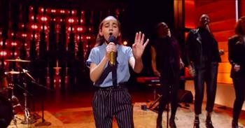 12-Year-Old Sings Etta James Classic 'Something's Got A Hold On Me'