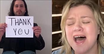 Kelly Clarkson Sings 'You Say' Cover Dedicated To First Responders
