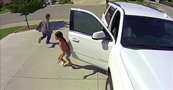 Smart 10-Year-Old Scares Off Potential Robber