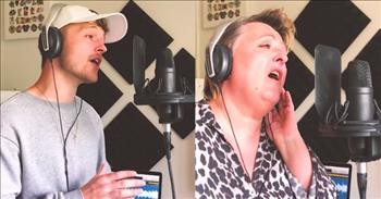 Mother And Son Perform Inspiring 'Rise Up' Duet