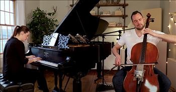 Husband And Wife Perform 'The Sound Of Silence' Duet On Piano And Cello