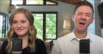 Daddy-Daughter Duet To 'You Raise Me Up'