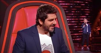 Elvis Audition Turns All 4 Judges On The Voice Kids