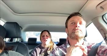 Young Girl Brings Dad To Tears When He Hears Her Sing In The Car