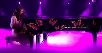 Visually Impaired Singer Inspires With 'Carry You' Performance On BGT