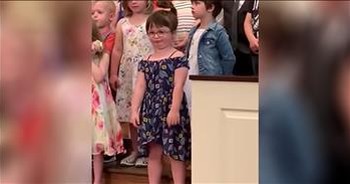 Little Girl Out Dances Everyone During Class Performance
