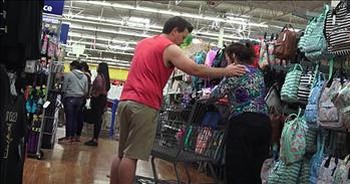 Prank Video Turns Into Prayer Session In WalMart