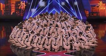 Mesmerizing Emerald Belles Dancers Perform Synchronized Audition Routine 