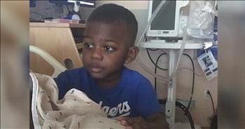 Sweet Toddler Tells Mom In The Hospital How Much He Needs Her