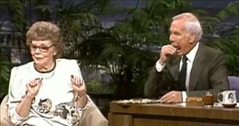 Johnny Carson Pranks Guest By Pretending To Eat Her Prize-Winning Chip