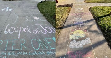 WKU Christian Students Cover Walkways with Gospel of John in Massive Evangelism Project