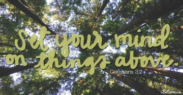 Set Your Mind on Things Above